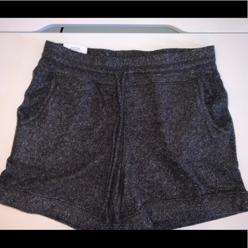 marl dark grey soft comfy shorts